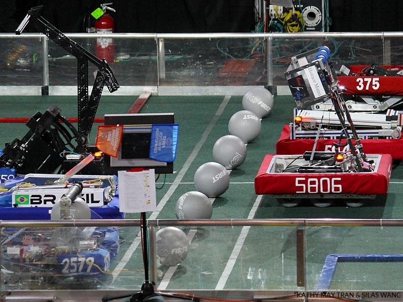 Robots at the starting line